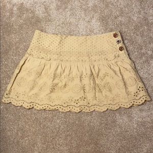 American Eagle Boho Peasant Mini Skirt